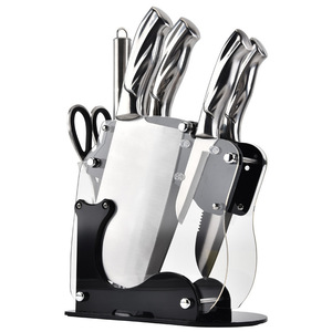 Stainless steel cleaver, household kitchen <b>knife</b>, slicing <b>knife</b>, scissors, sharpening stick, Yangjiang <b>knives</b>, phoenix tail - Product Image 5