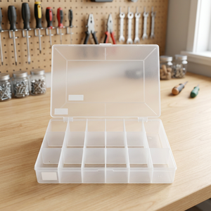 DK-746 17 Compartment Storage <b>Box</b> with Thread| Embroidery Floss & <b>Sewing</b> Thread Organizer - Product Image 3