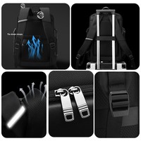 Sac à dos pour ordinateur portable professionnel unisexe grande capacité multifonctionnel décontracté résistant à l'eau