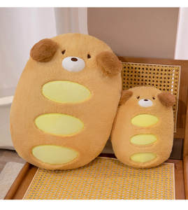Nuevo Cojín de Peluche con Forma de Perro de Pan de Dibujos Animados, Cojín de Baguette Kang Le Wu, Juguete de Peluche, Muñeca. - Product Image 3