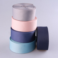 Vente en gros de sangles en polyester recyclé GRS 100% écologiques de 1,5 pouce, brodées, haute ténacité, pour sacs à dos, personnalisables