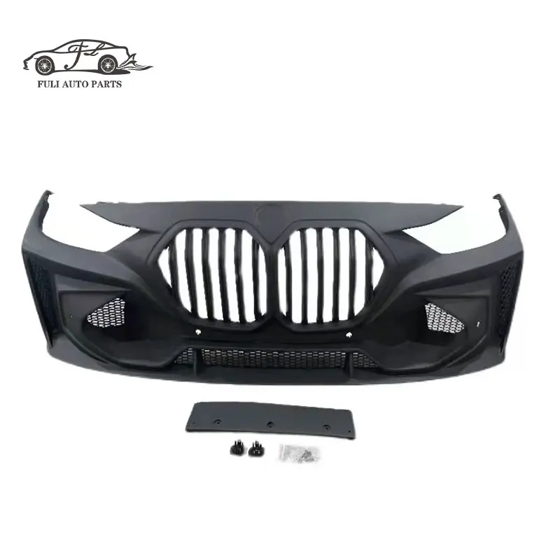 FULI Auto body system For Bmw 3 Series F30 F35 RA Style Front bumper Front lip and Grille car bumper Body kit
