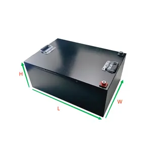 金属72v 60v 48v储能锂电池外壳盒18650锂离子电池组电池外壳外壳支架DIY