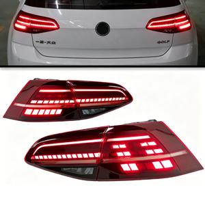 Feux arrière LED AURON pour VW Golf 7, lentille transparente, nouvelle mise à niveau, feux de jour 6000K 6000 Lumens, Plug & Play, 2012-2020 - Product Image 2