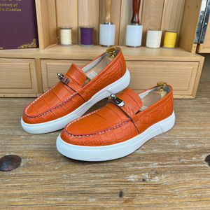 รองเท้าหนังแท้ผู้ชายแบบสวมสบายของ Ma Family รุ่น Nilo ลายจระเข้ สำหรับทุกฤดู-ฤดูหนาว ฤดูใบไม้ร่วง ฤดูร้อน - Product Image 3