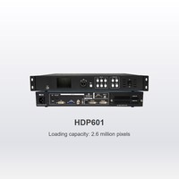 Meilleur prix pour processeur vidéo d'affichage LED HDP601 pouvant prendre en charge 2 cartes d'envoi LINSN/NOVASTAR/Huidu/colorlight, prix du processeur