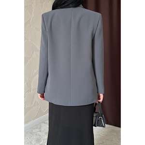 Chaqueta Blazer Ahumada para Mujer al por Mayor, Estilo Antiarrugas de la Mejor Calidad para Oficina - Product Image 1