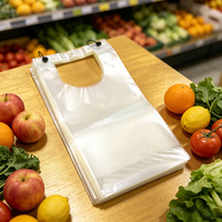 Sacs micro-perforés transparents personnalisés pour légumes, sacs à fruits en wicket, emballages alimentaires sur mesure pour aliments
