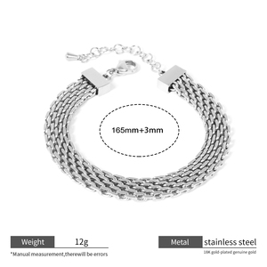 Pulsera de tenis chapada en rodio con circonitas redondas engastadas en canal, joyería clásica unisex para bodas - Product Image 2