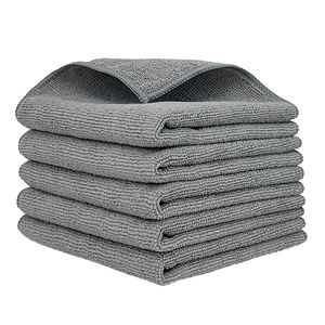 Chiffon carré en microfibre 230 g/m² réutilisable, léger, doux, absorbant, sans peluches, sans bords, séchage rapide, pour le detailing automobile et le lavage de voiture - Product Image 1