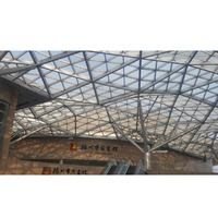 Bâtiment d'atelier industriel préfabriqué en acier Q355B avec services de soudage, découpe et pliage