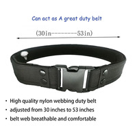 Ceinture de sécurité tactique multifonctionnelle réglable, durable et résistante à l'usure, ensemble de ceintures de sécurité tactiques réglables pour l'entraînement