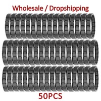 Lot de 50 bracelets de montre DIY en acier inoxydable, style italien, modulables, basiques, décontractés et polyvalents, vente en gros