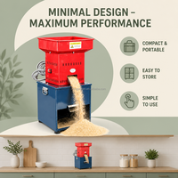 Moulin à grains en acier inoxydable pour usage domestique, 220V, petit moulin à farine électrique pour le café, les épices, les noix, les haricots