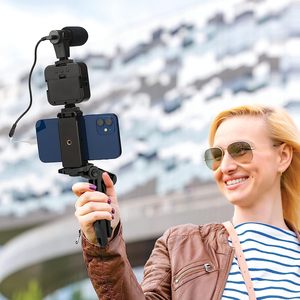 Led ánh sáng Tripod de vloging Pour vlogging làm Kit cho điện thoại thông minh Youtube điện thoại di động điện thoại di động Video nội dung sáng tạo iPhone - Product Image 6