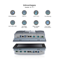 Harga Pabrik IP66 Industrial Panel PC 10.1 Inch Intel I5-1235U Komputer Layar Sentuh Tanpa Kipas untuk HMI Pabrik Cerdas