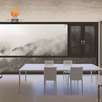 Fenêtre à battant en PVC/acier sur mesure, isolante, résistante aux ouragans, avec verre feuilleté, certifiée Energy Star, pour salle de bain