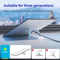 Kabel USB Pengganti Starlink Gen3 V3 Grosir Cina, Tembaga Murni PVC Tahan Air Luar Ruangan Jalinan Nilon Earphone 12 Bulan