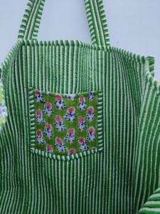 Sac fourre-tout en coton 100% réversible, grand, multicolore, imprimé animal, bohème, fait à la main, écologique, durable, robuste, pour les courses - Product Image 4