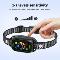 TIZE Neues Produkt Patentiertes Farbdisplay-Design Intelligentes Hunde-Gerät Vibrations-Antibell-Halsband