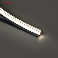 Bande lumineuse LED néon flexible 24V en silicone pour armoire et éclairage sous-meuble
