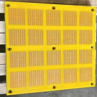 Maßgefertigtes Polyurethan-Kleinsiebpanel für Sandgewinnungsverarbeitung Hochleistungs-PU-Vibrationssieb OEM-Fabrik