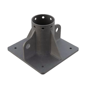 Base <span class=keywords><strong>de</strong></span> sol pour <span class=keywords><strong>poteau</strong></span> <span class=keywords><strong>rond</strong></span> galvanisé, support <span class=keywords><strong>de</strong></span> fixation pour ancre - Product Image 1