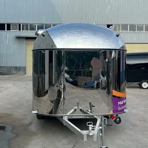 Chariot de nourriture mobile personnalisé en acier inoxydable pour pizza et barbecue, kiosque alimentaire, remorque alimentaire de rue - Product Image 4
