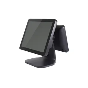 Hot Sales Dual Screen Display Touch Screen POS Terminal All In 1 Customized Canteen Touch POS System Cash Register