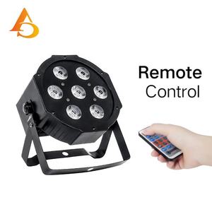 AICPOSE Productos al por Mayor, 7 Piezas, Luz LED Par RGBWAUV 6 en 1, Mini, DMX512, Iluminación de Escenario - Product Image 6