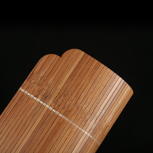 Bamboo Woven Tea <b>Mat</b> Dry Brewing Table Runner Waterproof Heat Insulating Zen Style Wabi Sabi Design - Product Image 3