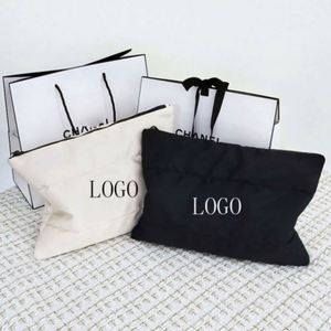 Winter Custom Logo Down Cotton Nylon Soft Light Weight Puffer Puffy Fluffy Quilted Makeup Cosmetic Bag Travel Make up Pouch - Product Image 6