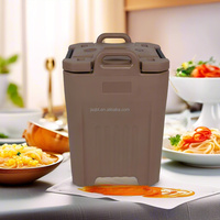 Boîte isotherme portable commerciale chaud-froid, grande capacité, avec doublure en acier inoxydable