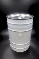 Bidon cylindrique en fer blanc personnalisable 300 mm pour peinture, capacité 14-27,8 L, avec poignée et trou de vidange, marque LIMEA-FISMA, Italie