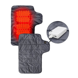 Coussin chauffant électrique réglable avec 3 niveaux de chaleur, batterie externe, camping, trekking - Product Image 5