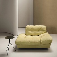 Canapé de salon italien haut de gamme, best-seller, en tissu technique, style nuage