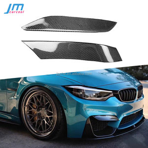 Autocollants de protection des sourcils en fibre de carbone pour <span class=keywords><strong>BMW</strong></span> Série 3 F80 M3 Série 4 F82 F83 M4 2014-2017 - Product Image 1