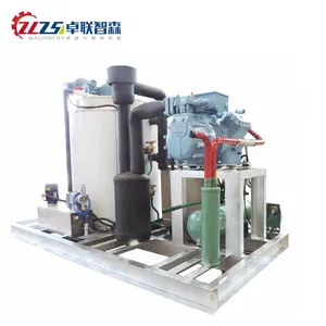 Qingdao Zlzsen 10T Water Cooler Making Machines Ice Flake Machine Zlpbj 100 For Fishing Seafood Cooling And Preservation