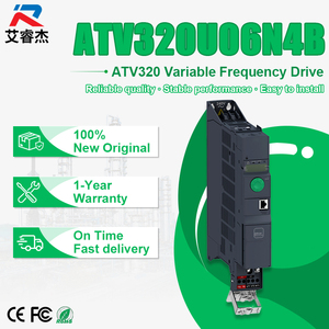 ไดรฟ์ปรับความเร็วรอบแบบใหม่ ATV320U06N4B 3 เฟส 0.55 กิโลวัตต์ 0.75 แรงม้า 380-500 โวลต์ Altivar ATV320 Compact Book Frequency Drive VFD - Product Image 1