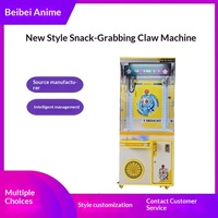 Nouvelle grande machine commerciale de distribution de figurines avec jeu vidéo personnalisé, fonction de balayage de code, fonctionnement à pièces et jeu de boîte mystère