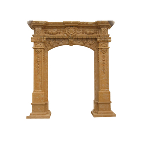 Cornice per Porta in Marmo di Lusso Intagliata a Mano, Decorazione Esterna, Telaio per Porta in Marmo - Product Image 5