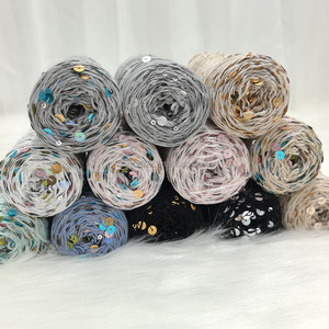 Số lượng lớn Chunky đan Polyester sequin sợi mạnh mẽ Acrylic pha trộn Melange sợi màu đan sợi với mô hình nhuộm" - Product Image 3