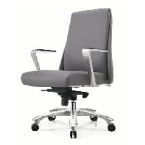 Silla de oficina moderna y cómoda de cuero con reposabrazos y respaldo 37731-2382A 37731-2382B 37731-2382D - Product Image 3