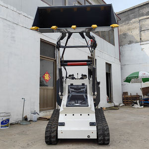 Chargeuse compacte 450 Mini pour le secteur de la <span class=keywords><strong>location</strong></span>, avec fourches, pour le transport de débris de rénovation, moteur à essence Briggs & Stratton 23HP Euro - Product Image 1