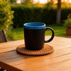 แก้วกาแฟเซรามิกเคลือบสีขนาด 11 ออนซ์ พร้อมกระดานดำสำหรับเขียน <span class=keywords><strong>ดี</strong></span>ไซน์เพื่อการส่งเสริมการขาย HARVIT รุ่นร่วมสมัย ซานตง - Product Image 3