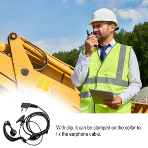 E001 Bộ Đàm Đàm Eads Push To Talk Bộ Đàm Uv-5r Baofeng Tai Nghe Không Dây Chuyên Nghiệp Cho <span class=keywords><strong>Radio</strong></span> Hai Chiều H332 - Product Image 3