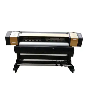 Eko solvent yazıcı büyük renkli yüksek kaliteli plotter makinesi xp600/tx800 kafa mürekkep püskürtmeli yazıcılar 1.6m 5feet dijital yazıcı