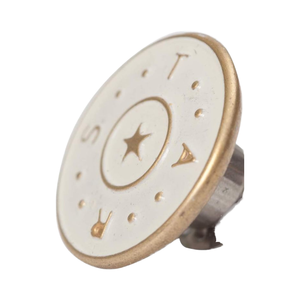 17mm thay thế quần jean nút Kit 20 Bộ hợp kim kẽm Snap buộc hạt không may đinh tán cho quần treo mô hình hình chữ nhật - Product Image 1