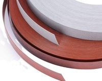Embellissement Processus Facile 1mm PVC Argent Couleur Aggloméré Table Bord Bande Bande Matériaux Résistant À L'humidité Panneau De Meubles