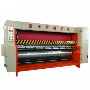 Rotary máquina troqueladora de corte/máquina de cartón corrugado troqueladora/máquina de prensa de corte irregular de caja de cartón